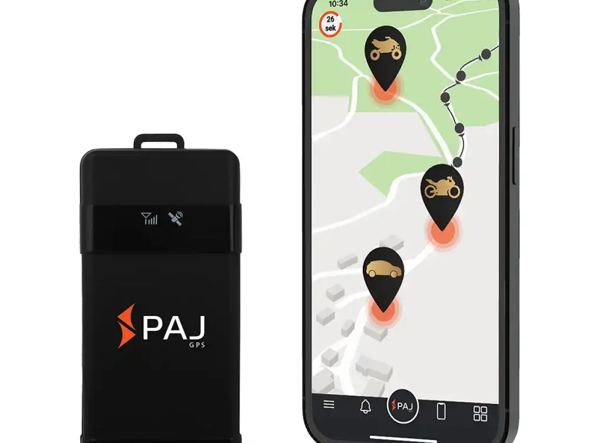 Paj gps Gps Tracker Car Obd 4G With Mobile App For IOS And Android Noir