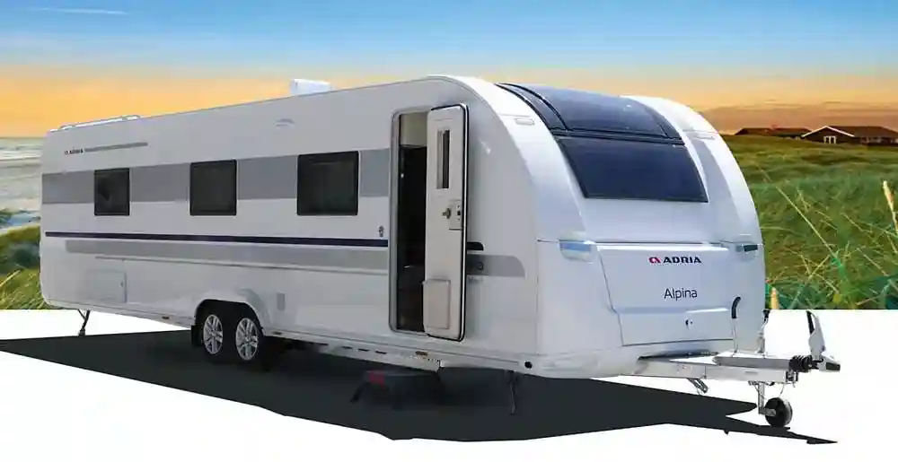 a trailer parked protected by GPS tracker